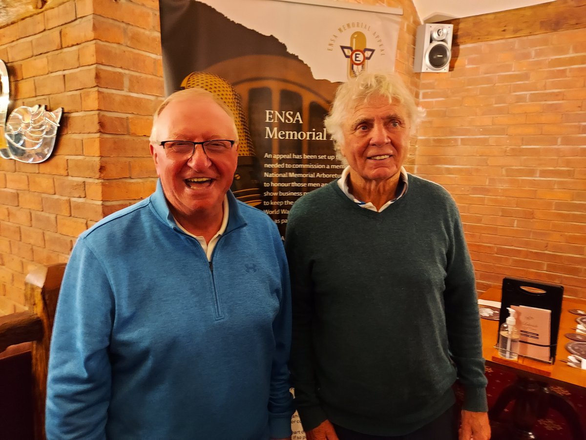 A massive thankyou to this pair for hosting our inaugral Golf Day for the ENSA Memorial Appeal. Great company, non stop laughs, great course, fantastic food. To join us next year contact enquiries@ensamemorialappeal.co.uk