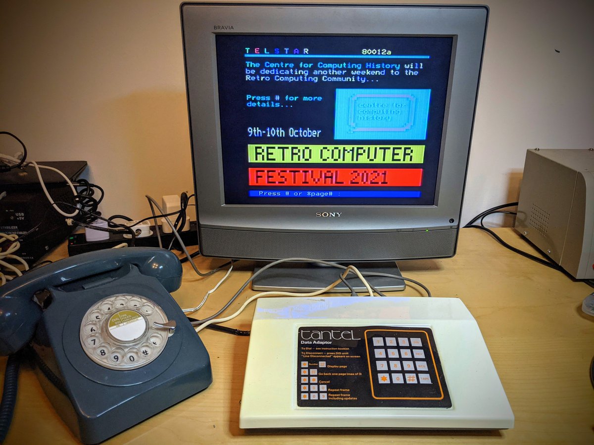 computermuseum's tweet photo. Well Facebook and co might be struggling this evening, but don't worry - you can still find out all about this weekend's Retro Festival on page 80012 of Telstar - https://t.co/eK6orR8Hur ... or 01756 664433! https://t.co/Y9N7C0CkCT