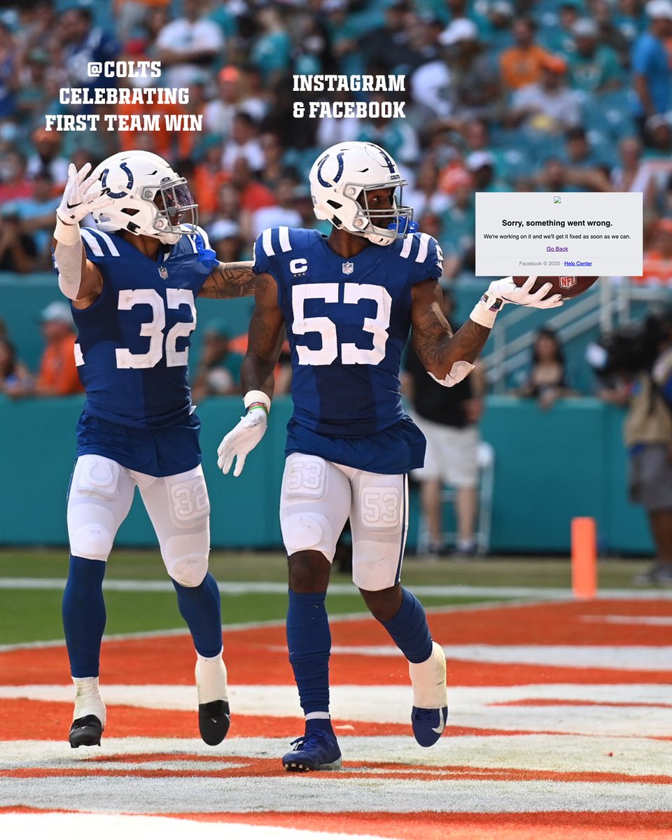 Colts's tweet image. Effort was made.