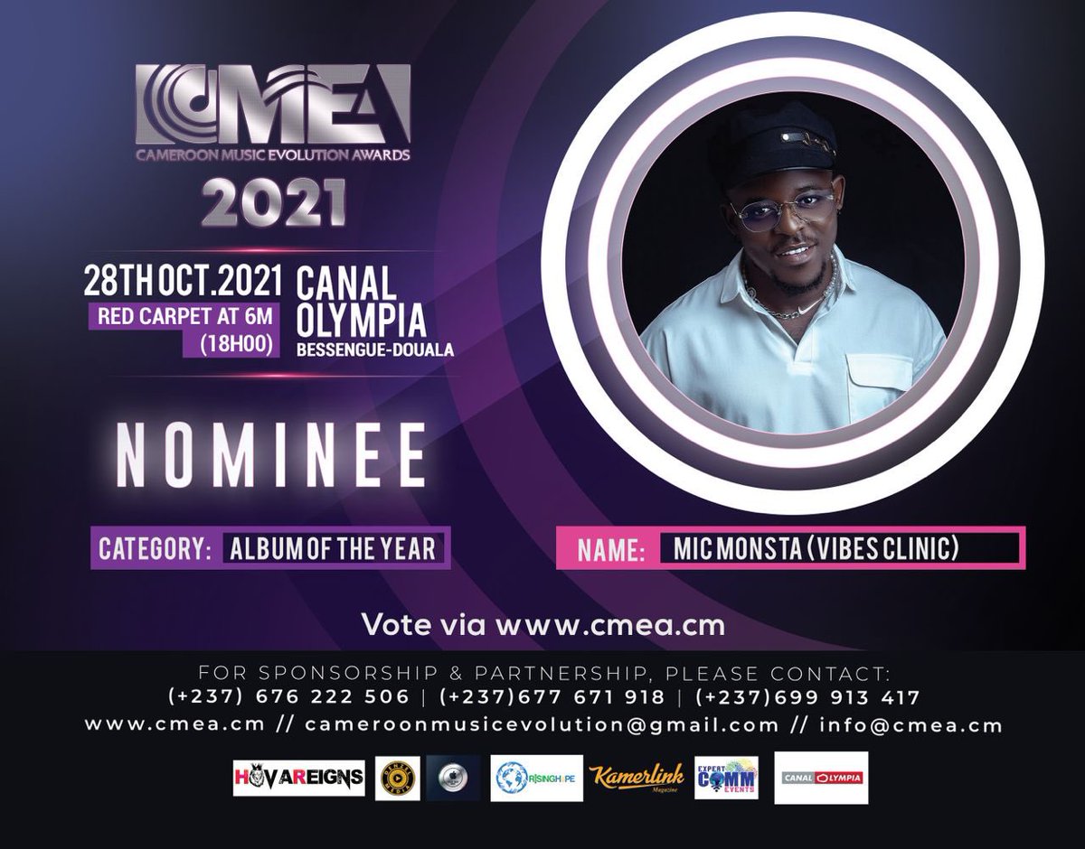 MonicTB's tweet photo. WE STILL VOTING!

@cameroonmusicevolution Awards let’s get it 🚀🚀  #VibesClinic / #LocalLokito   Click to vote: https://t.co/4D1uSIT6Zl https://t.co/HFyD1g2DqA