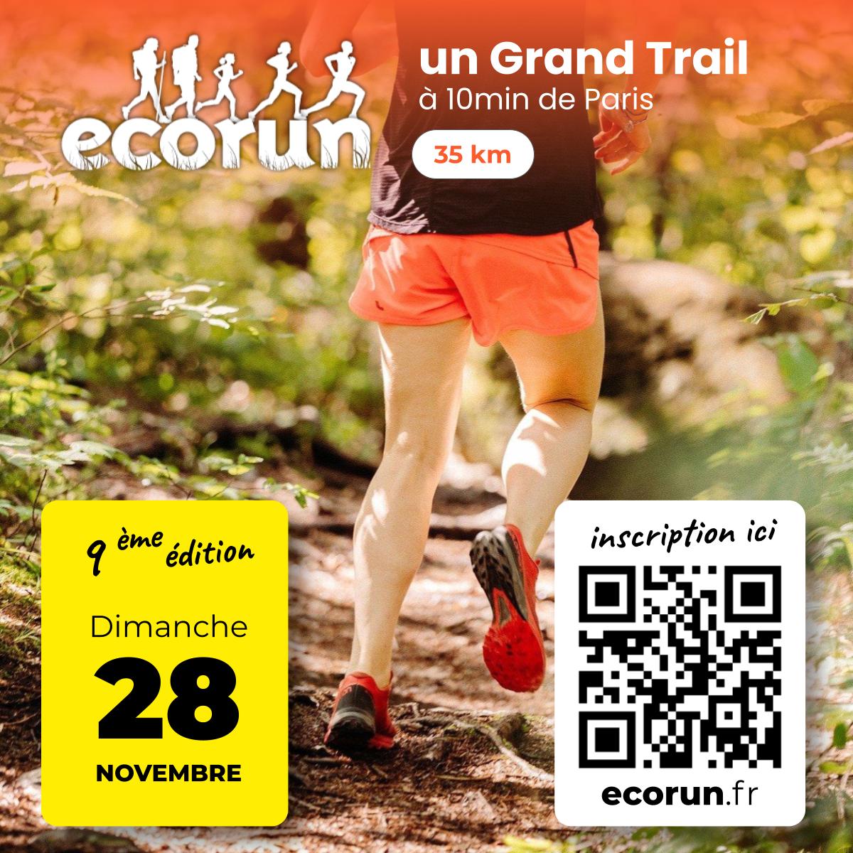 Ecorun_France's tweet photo. Saviez-vous que vous pouvez faire un trail de 35km 100% en foret à 10min de Paris ? C'est la nouveauté de la 9ème édition de l'Ecorun ! RDV le 28 novembre ! Les inscriptions par ici : https://t.co/1F57ED8wz0 #trail #nature #paris @hautsdeseinefr @Haras_de_Jardy #vaucresson https://t.co/Hkb6c2YD3L