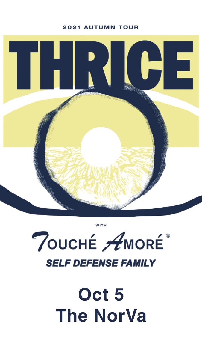96X's tweet image. So Facebook and Instagram are down so let’s do a Twitter exclusive giveaway! I’ve got some tickets to see Thrice tomorrow at The NorVa. So the first few folks that reach out to us through a DM will get hooked up!