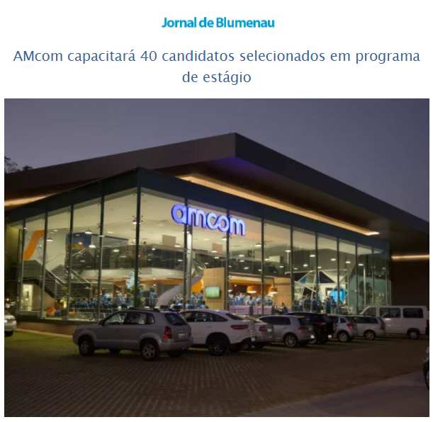 Jornal_Blumenau's tweet photo. AMcom capacitará 40 candidatos selecionados em programa de estágio.
Saiba mais: https://t.co/EvbbMWFsXI
#AMcom #estágio #tecnologia #capacitacao #blumenau #santacatarina #jornaldeblumenau https://t.co/KAG6K9ggZP