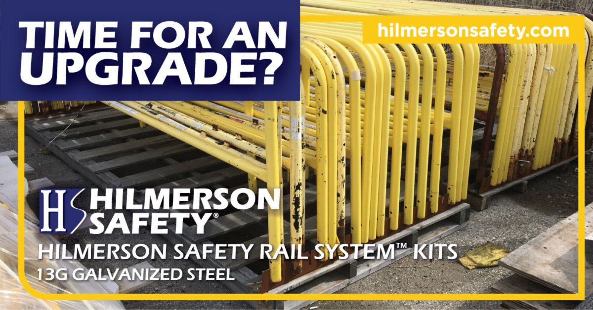 Hilmerson Safety Rail System™ kits are revolutionary, durable, and Construction-Grade™. Use Hilmerson Safety® on your next project.

Contact us now!
952.239.0125
info@hilmersonsafety.com

#safetyrail #guardrail #fallprotection