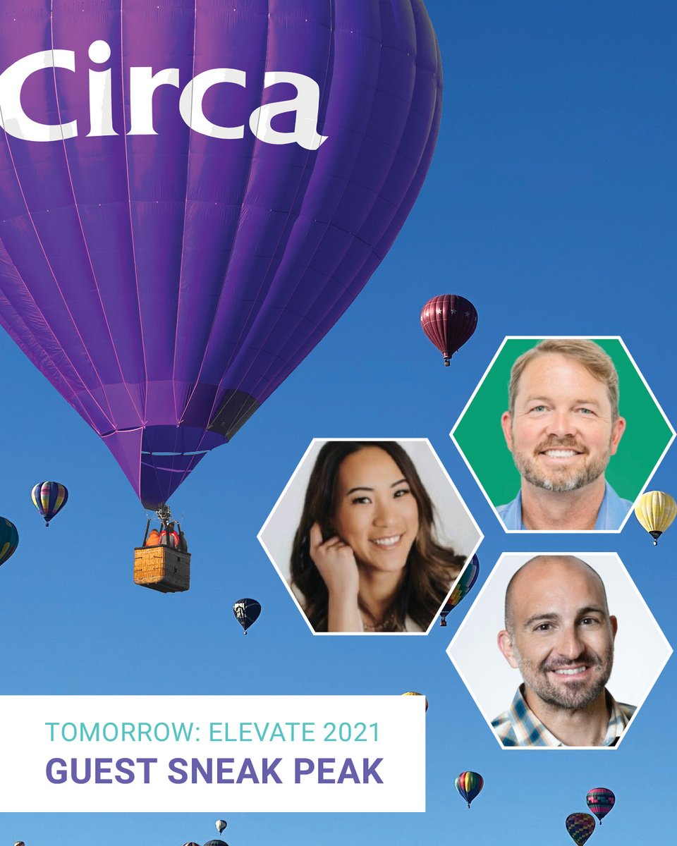Let’s keep it rolling! Tune in tomorrow for our Day 3 coverage at <a href="/balloonfiesta/">Balloon Fiesta</a> !

Circa’s CEO &amp; Founder <a href="/apatriq/">Alex Patriquin</a> hosts <a href="/eholmen/">Eric Holmen</a> CEO of Splash, and <a href="/atnguyen/">Anh Nguyen, CMP</a> Head of Community Engagement at twine.

Access the virtual experience circa.co/elevate

#Elevate2021 #CircaPowered