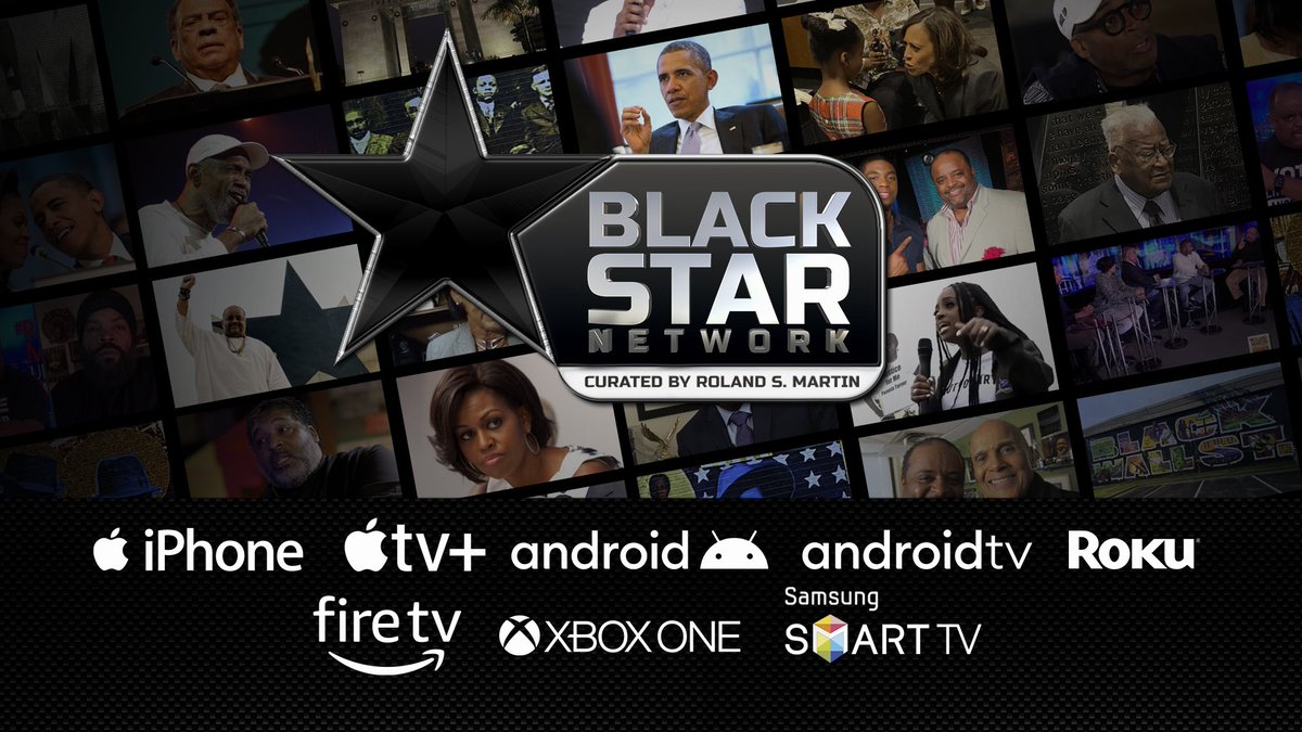 ReecieColbert's tweet photo. #RolandMartinUnfiltered fam...today is a good day to download the #BlackStarNetwork app. ✊🏾 #BlackStreaming https://t.co/Z378OV2HSA