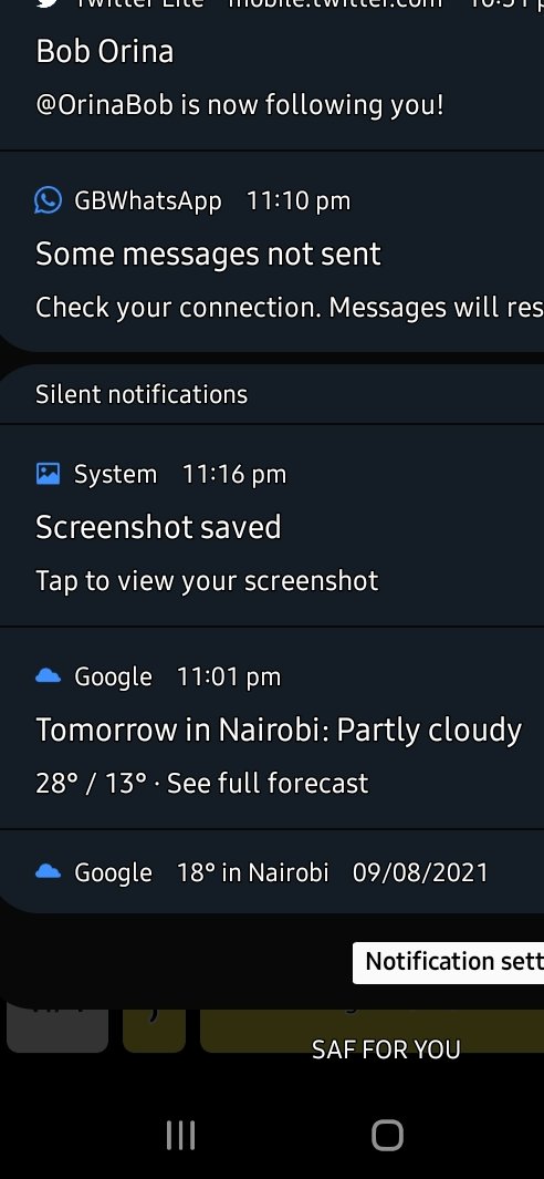 Emmaculateemb's tweet photo. In case you missed it 
Tomorrow  in Nairobi  it will be partly  Cloud .
Carry your  sweater 😀 https://t.co/Ycji7kOa2r