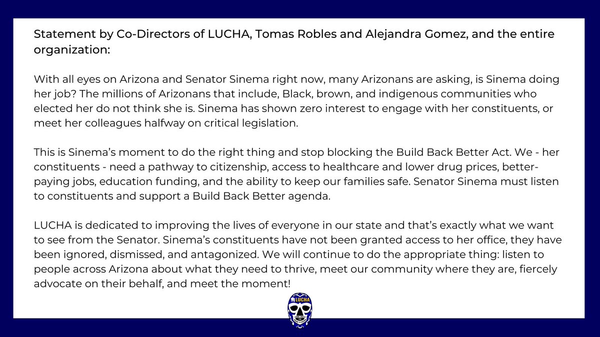 LUCHA Arizona tweet media