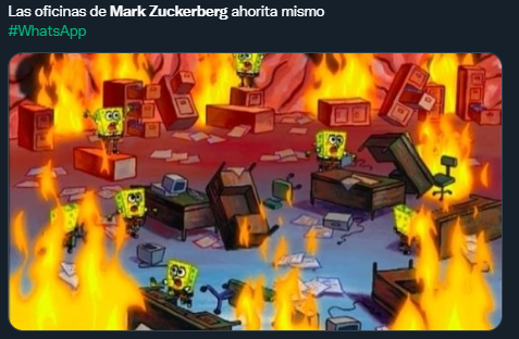 heraldodemexico's tweet photo. WhatsApp, Facebook, Instagram y hasta Telegram han dejado incomunicados a millones de usuarios, pero eso sí los memes no han faltado 🤭

Aquí la info 👉 https://t.co/f8yKh0JKY1 https://t.co/cz7Xg5tTc6