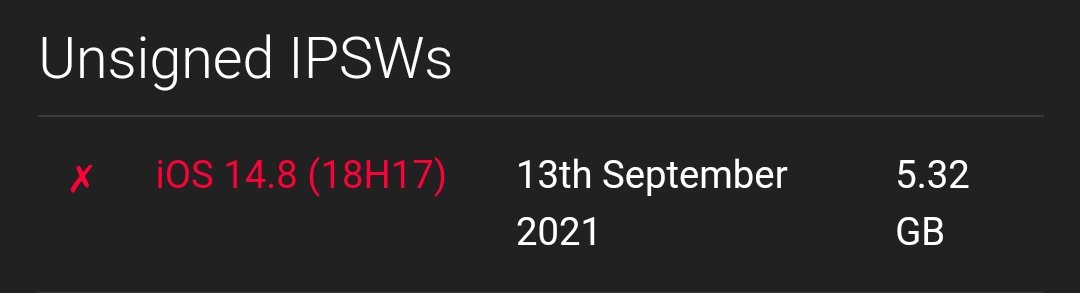 iamjustatechh's tweet image. ❌ iOS 14.8 is no longer being signed by Apple.
That means you cannot restore or downgrade to it in iTunes #iOS #iOS148 #iOS14