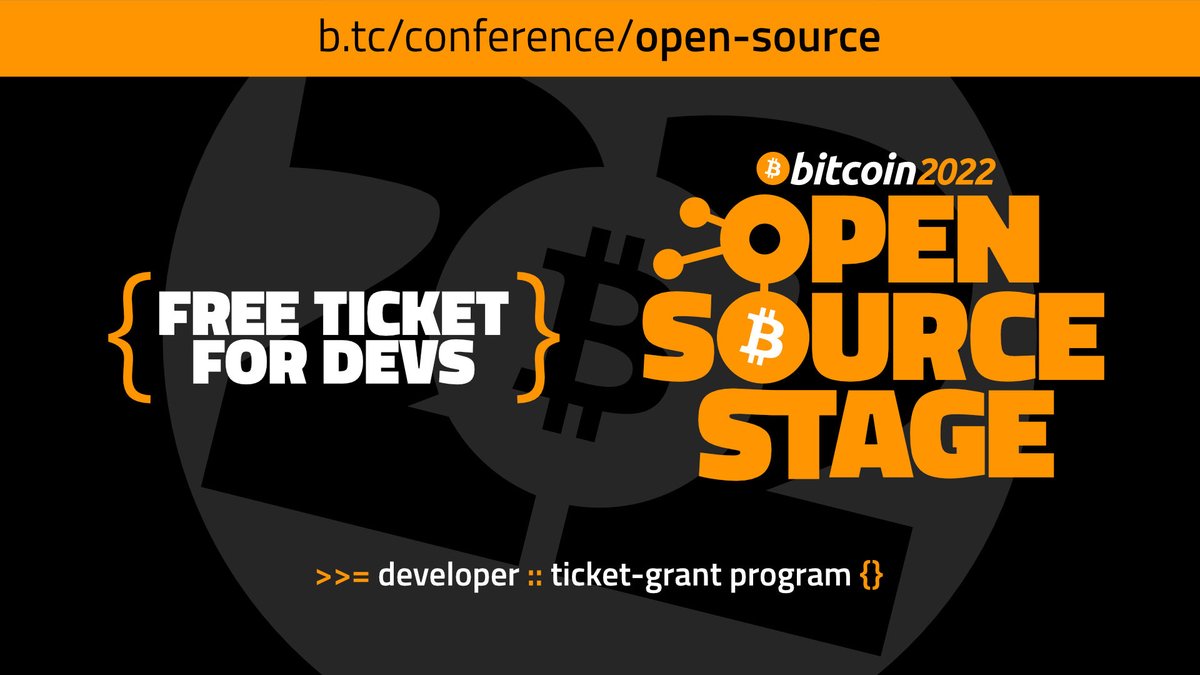 We’re giving away $1 million worth of Industry Day conference tickets to open-source contributors over the next few months!

This first round is for any Bitcoin Core contributors who have made a commit to <a href="/bitcoincoreorg/">Bitcoin Core Project</a> prior to October 1, 2021.
