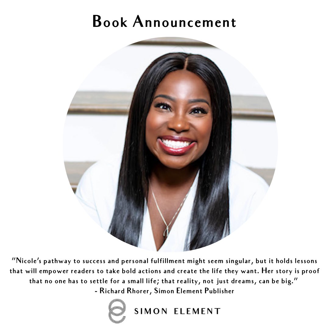 NicoleWalters's tweet photo. Grateful for the terrific publishing team @simonschuster #simonelement imprint! Not only do I have a world class editorial team supporting this pivotal book- but champions for work that creates meaningful change in everyone’s life. Grateful is an understatement. https://t.co/NLDXpQPu5P