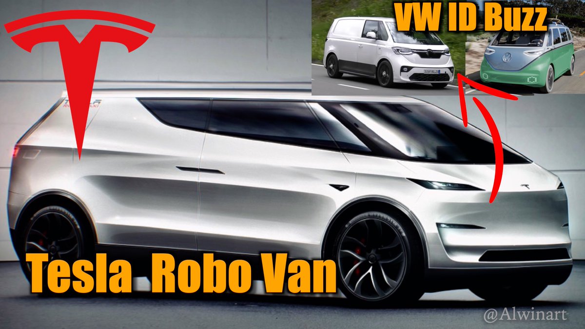 ItsKimJava's tweet image. Electric vans are here sooner than you think. VW is slated for 2022. New video just dropped &quot;Tesla Robo Van vs VW ID Buzz&quot;.
 LINK: youtu.be/seVyLzgp4Ow
#TeslaVan #TeslaRoboVan #VWIDBuzz