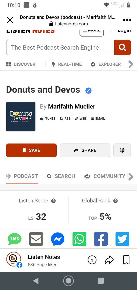 DonutsNDevos's tweet image. #donutsanddevos is in the top 5 percent of all podcasts!! We pray that it keeps being shared all over the world!! #shareGodsWord #devotionsforkids #familytime