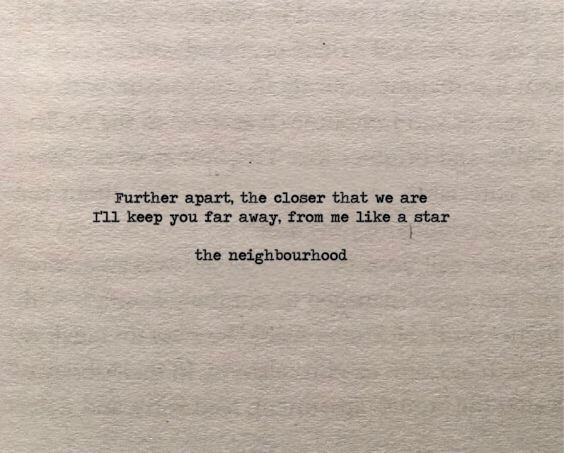 The Neighbourhood – Fallen Star Lyrics