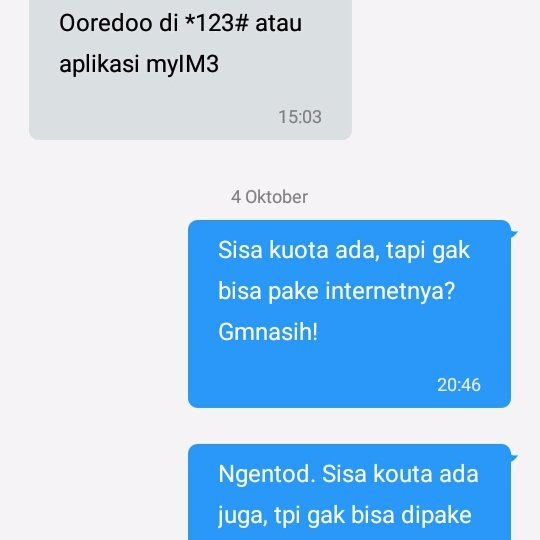 Sial udah sudzon aja gua ke Indosat😂