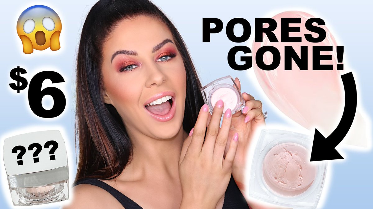 New video!🎉Testing a viral $6 pore smoothing primer! Includes side by side and wear test! Does it work?👀 youtu.be/ZHgFyTuxVaI