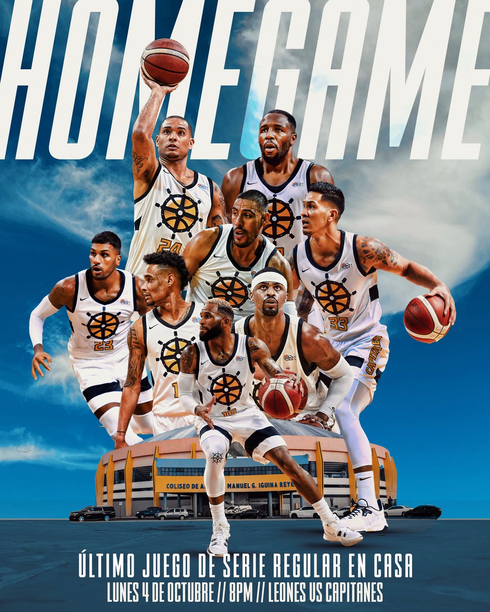 AreciboBSN's tweet photo. HOMEGAME 🔥

Leones VS CAPITANES⚓️

Último juego de la serie regular en cada. 

#Arecibo #Capitanes https://t.co/FCeBzrDLw0