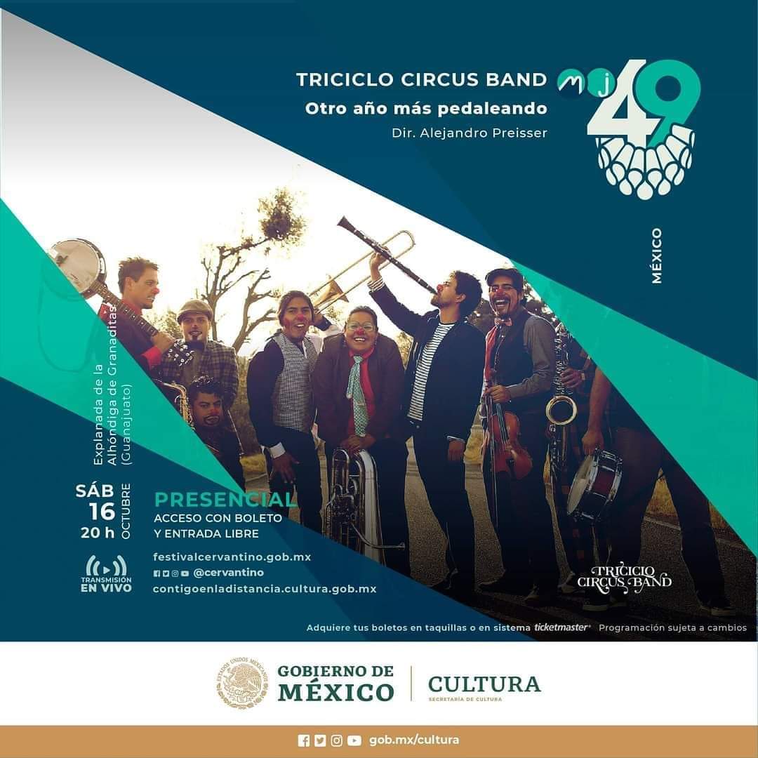 Se pueden caer la mayoría de las #RedesSociales pero NO nuestras ganas de bailar con ustedes el próximo 16 de octubre en el <a href="/cervantino/">Festival Cervantino</a>

¿A quién veremos por allá? 
¡Ya falta bien poquito!

📍Explanada de la Alhóndiga de Granaditas
⏱️20 hrs.

Boletos en ticketmaster.com.mx/event/14005AE7…