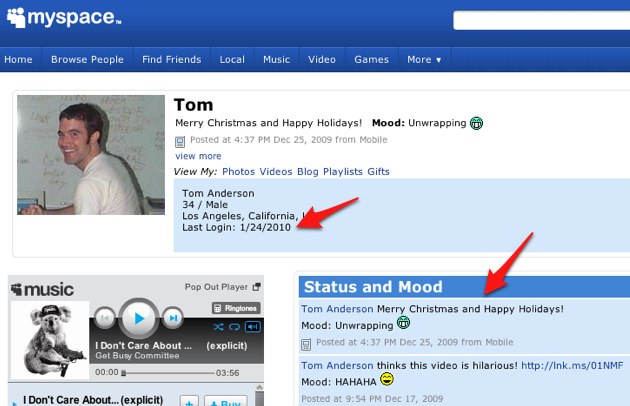 HistoryInPics's tweet photo. . @myspacetom We need MySpace back... https://t.co/Z5KbZQdAEk