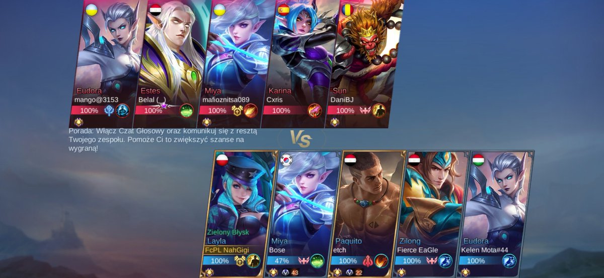 gigi_nah's tweet photo. I nic więcej nie mam alko!!
Tak wodzu! 
Czas na ranking @MobileLegendsOL https://t.co/vtRIdPMlUx