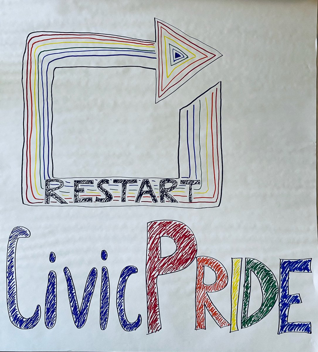 CivicPrideLGBT's tweet photo. While the rest of #ICMA2021 is in RESTART mode, so is CivicPRIDE! Conference attendees please join us at 4 pm at the Hyatt Regency Ballroom C to connect and chat about how we can serve our LGBTQIA+ professional family and local government organizations better. https://t.co/7ry5XmjVL9