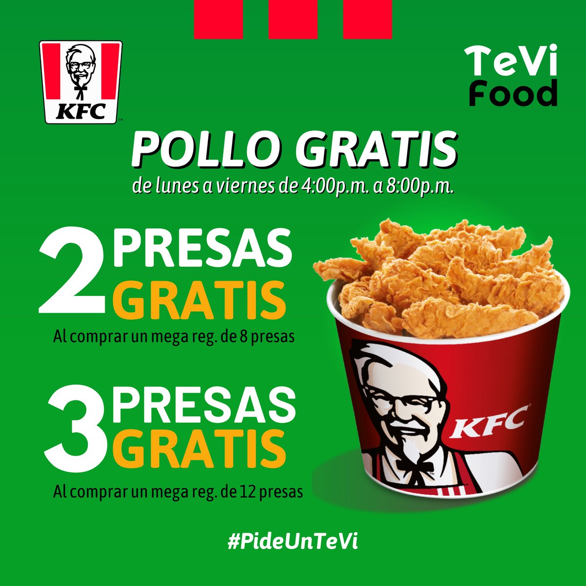 TeViFood's tweet photo. ¡POLLO GRATIS EN PENONOMÉ!🟢 También puedes pedirlo al DM😎 https://t.co/U652d88vqT