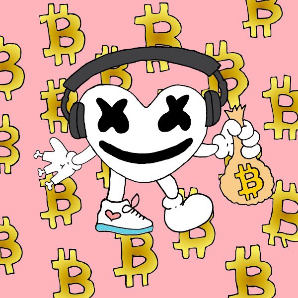 HeartNFTs's tweet photo. Marshmello’s custom 1/1 heart. 

❤️❤️❤️ @marshmellomusic. https://t.co/RLjiRQVboz