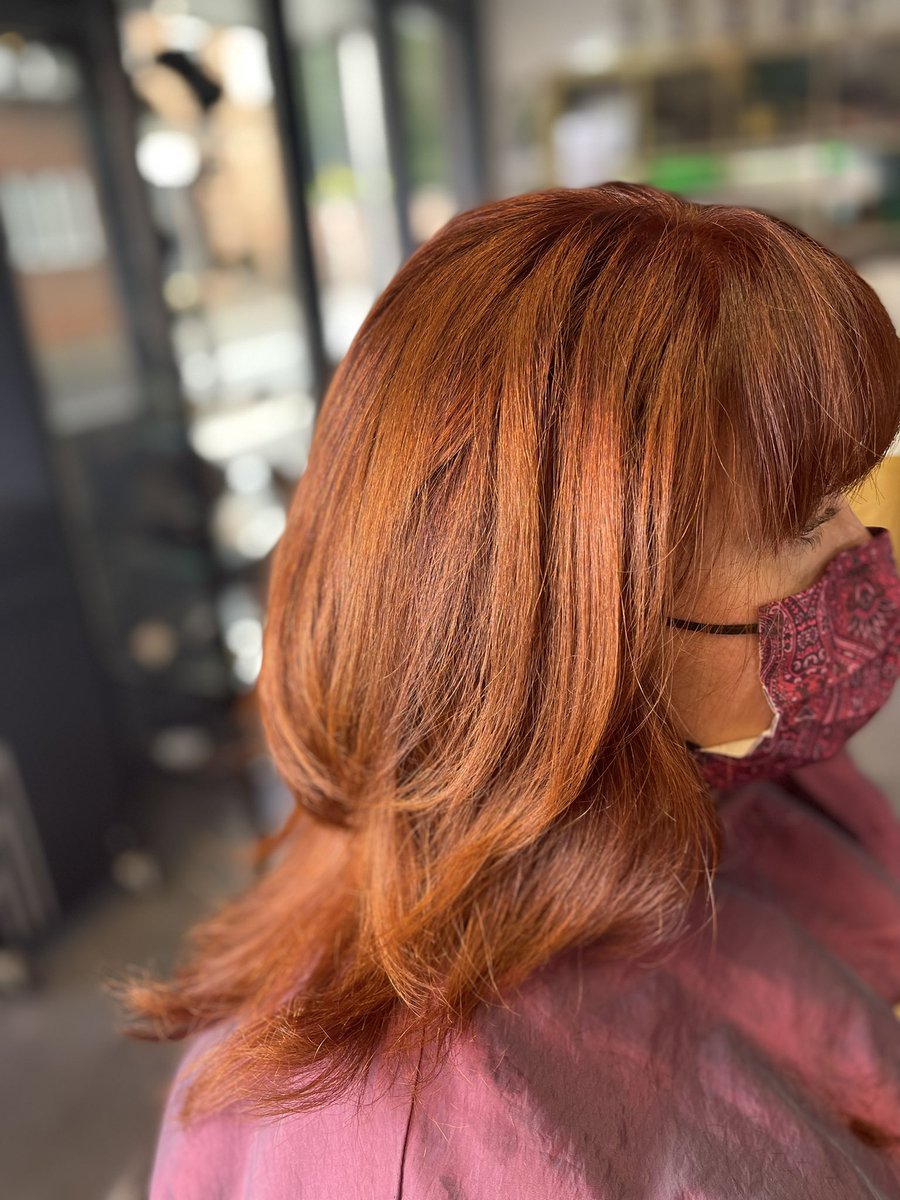 Well without insta or Facebook we can always rely on Twitter! Our amazing organic HColour from <a href="/oway_official/">Oway</a> smashes it again, we are so here for it! #sustainablesalon #ecosalon #copperdream #plasticfree #refill #deniselesleyhair #bromsgrovehairdresser #organichaircare