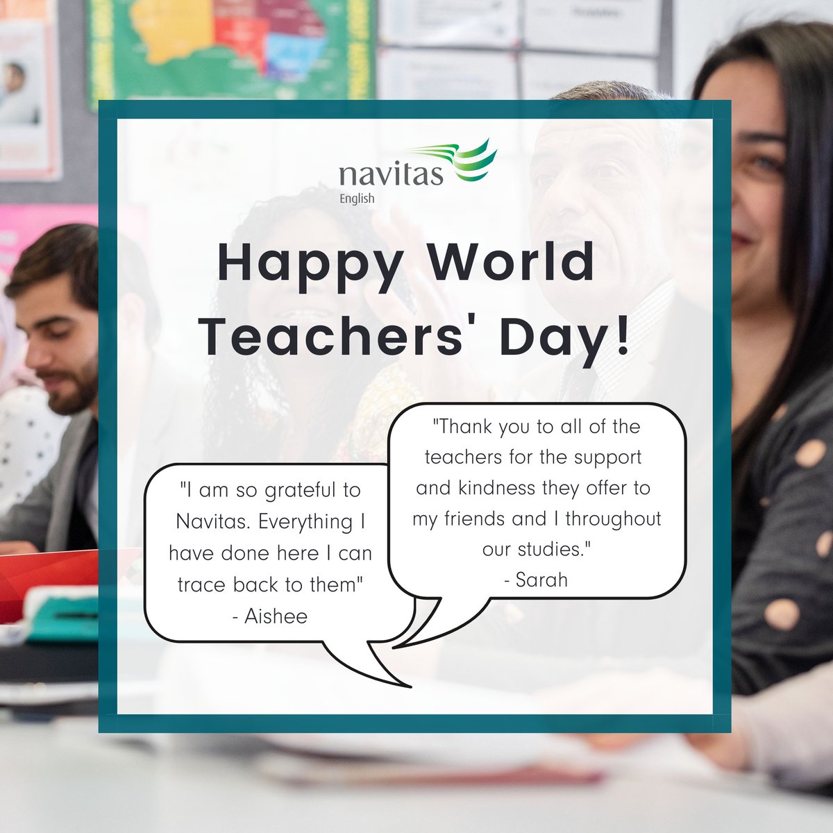 Happy World Teachers Day to all of our amazing teachers and educators! 
 
Our teachers go above and beyond to support their students. Thank you 🙌 
 
#WorldTeachersDay #TeachersDay #ThankTeachers