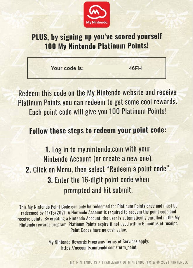 Wario64 on Twitter "BlackMilk just emailed 100 My Nintendo Platinum