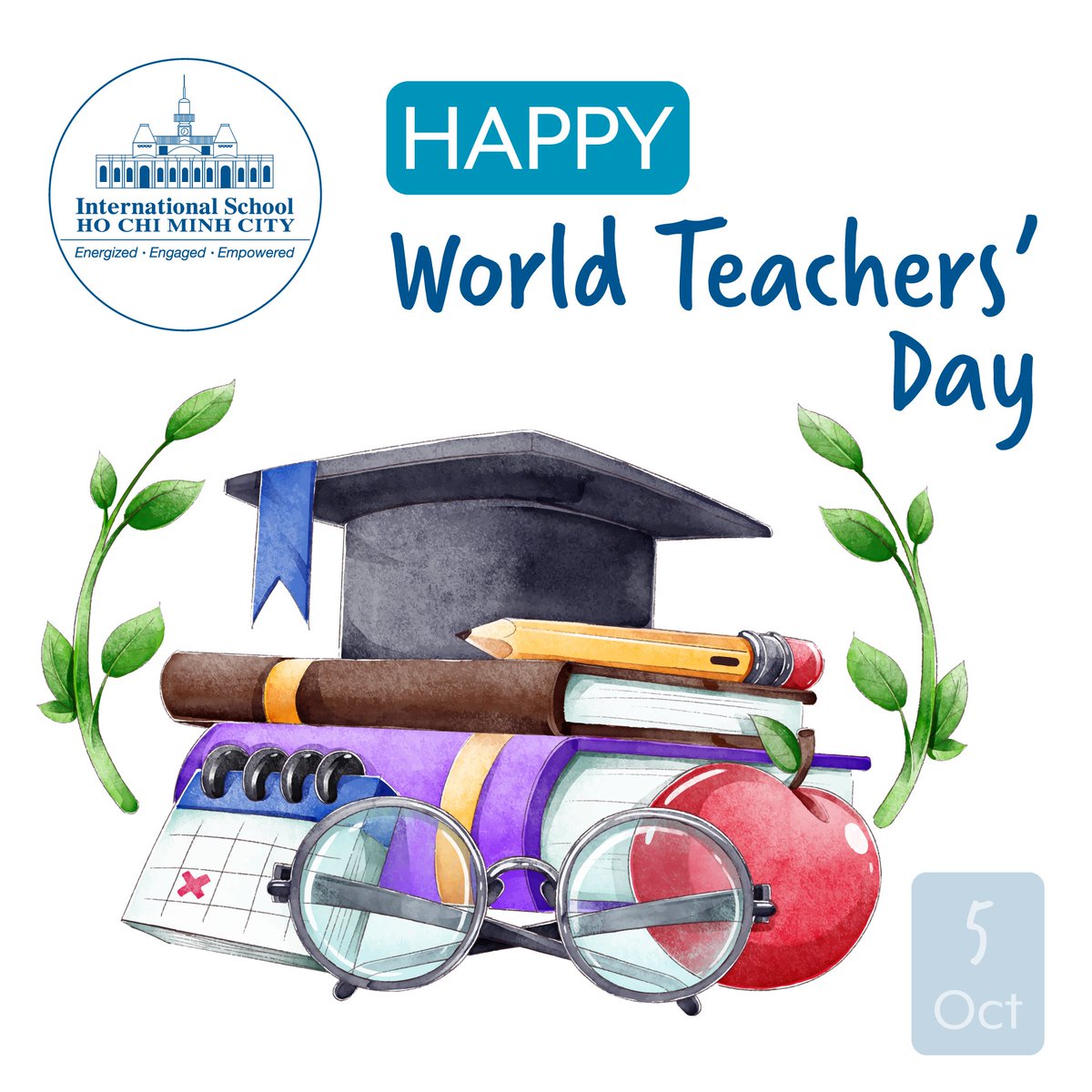 Happy World Teachers' Day #ISHCMC #RhinoPride