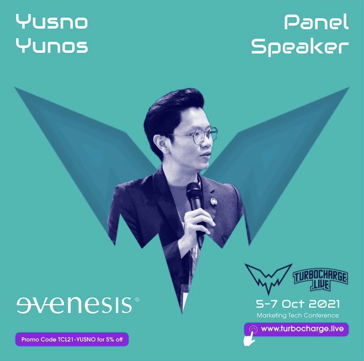 evenesis's tweet photo. Is SaaS event tech the answer to engaging and personalized experience? Tune into https://t.co/BNGRFD11pJ today as @yusno will be introducing EaaS and how it can help you power up your events.

Visit https://t.co/2qR6GrHJj5 for more info &amp; to get your tickets! https://t.co/lgEUg6fwuo