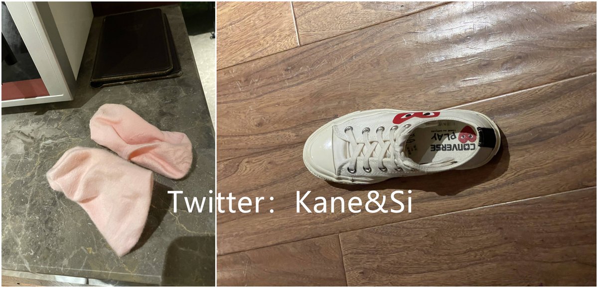Kaneheng666's tweet photo. 补发一个昨天的，素质小哥在征得我同意后看了女友的屁股，之后就脱下一只鞋给我让我闻，脱下袜子放一边后尽情享用女友的双足···· #淫妻 #恋足 #裸足 https://t.co/DRqLdPFGRW