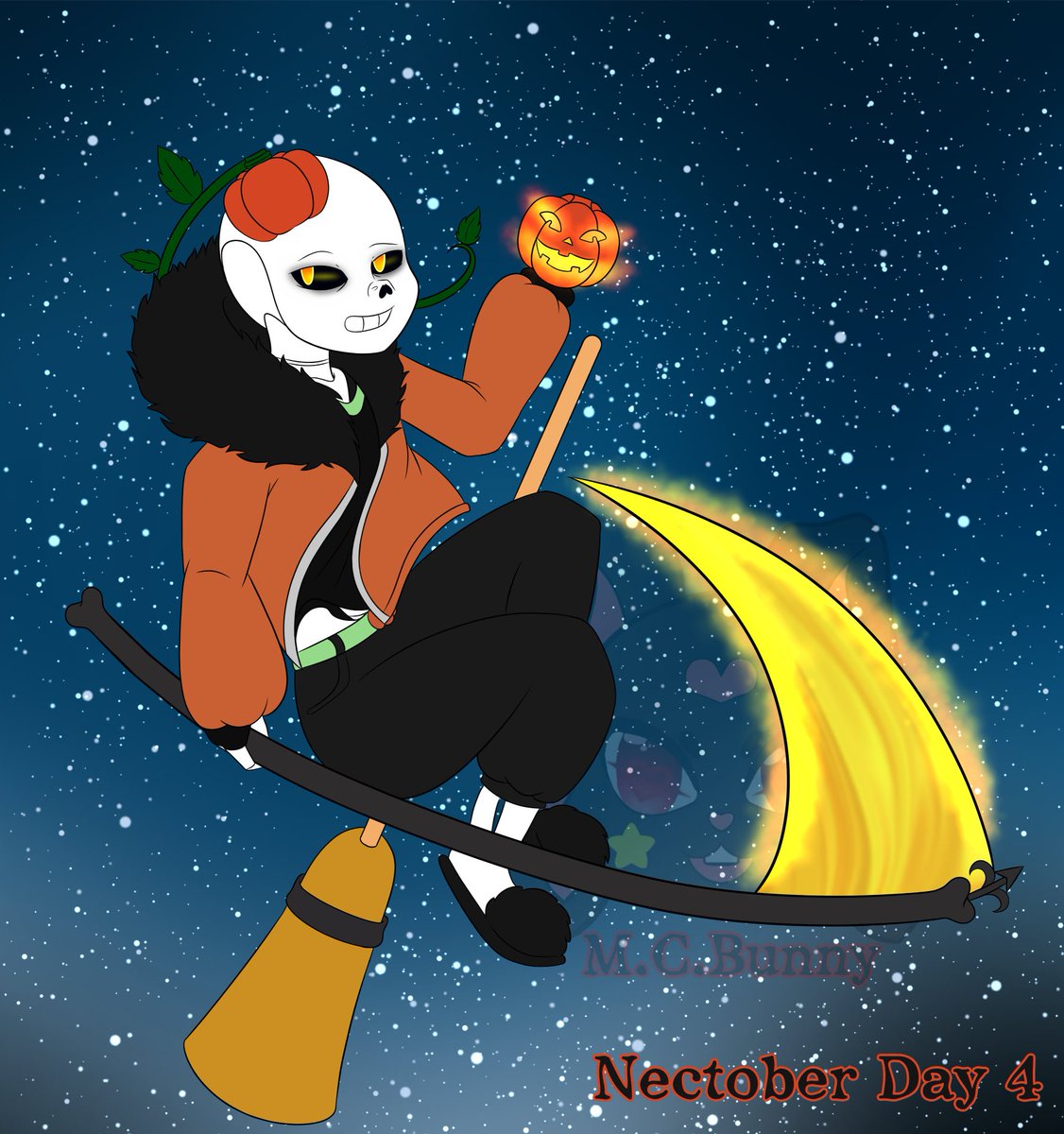 Puttia_TRB's tweet photo. Day 4 of Nectober. The Prompt is Broomstick. Pumpkin Sans belongs to @YenriStar
#artwork #digitalart #halloween #sans #nectober #undertaleAU #Undertale好きさんと繋がりたい #undertale #pumpkintale #fanart https://t.co/2ig1Oo8BBc