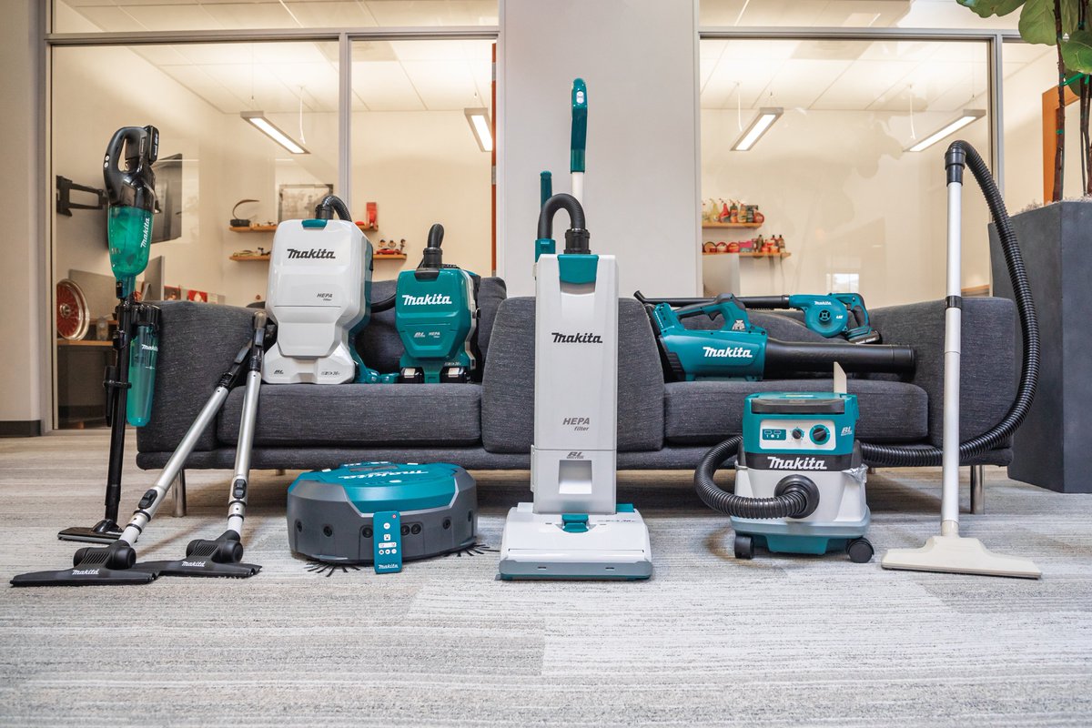 MakitaTools's tweet photo. We have the cleaning solutions to cover more space in less time and increase productivity for facilities and maintenance crews.
https://t.co/78HYI5ZFo2
#makitausa #makitatools #uprightvacuum #backpackvacuum #canistervacuum #blower #vacuum #vacuumcleaner https://t.co/JsHus3QO3D