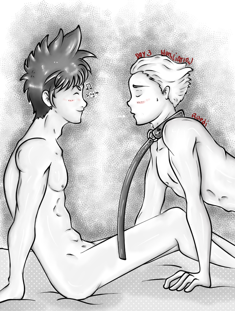 RuediSpicy's tweet photo. Day 3: Humiliation
Ship: Basara/Gamlin (Macross 7)
(The humiliation... Basara forces Gamlin to sign haha!)
#Kinktober #kinktober2021 #macross #macross7 #yaoi #bl #basara #nekkibasara #gamlin #gamlinkizaki #fanart #マクロス #マクロス7 #バサラ #熱気バサラ #ガムリン #ガムリン木崎 https://t.co/B2BxM8CLEj