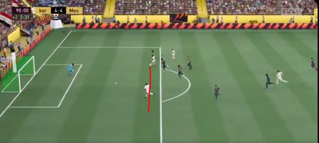 quadhaed's tweet photo. @iSoukzZ te lo terminó porque el juego detectó el offside mano, el jugador tiene que estar siempre detrás del balón https://t.co/RuuD8RzK2l