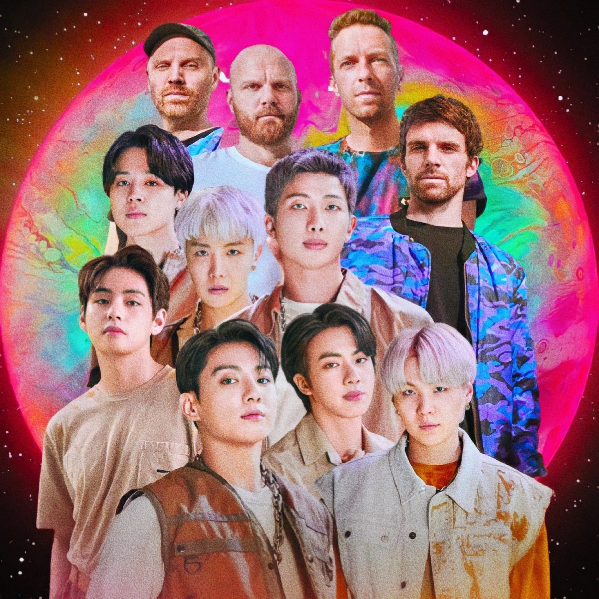 btsgaveme2wings's tweet image. 📈 | Resumen del éxito de 'MU' por @Coldplay X @BTS_twt en Billboard.

• 'My Universe' ocupó el puesto #1 en el Hot 100 (nuevo récord).
└ PRIMERA canción colaborativa por DOS grupos en archivar ese récord.
 └ 1er grupo británico (Coldplay) y coreano (BTS) en lograr aquel hito.