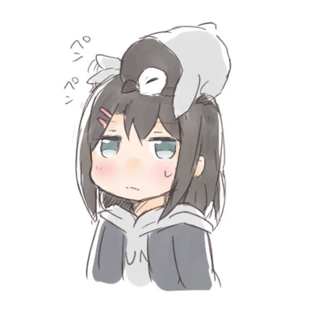 昔描いたジト目で気に入ってる奥沢さんはコレ 