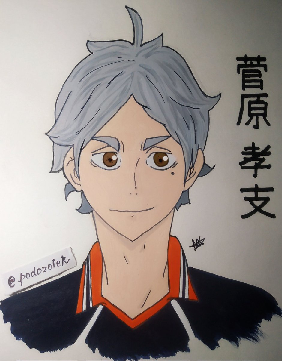 podozoiek's tweet photo. #PrettySetterSquad : Sugawara Koushi, #Karasuno (2/5)
#artwork #hq #anime #ハイキュー #haikyuufanart #sugawaraKoushi #Haikyuu https://t.co/D80rnU04CF