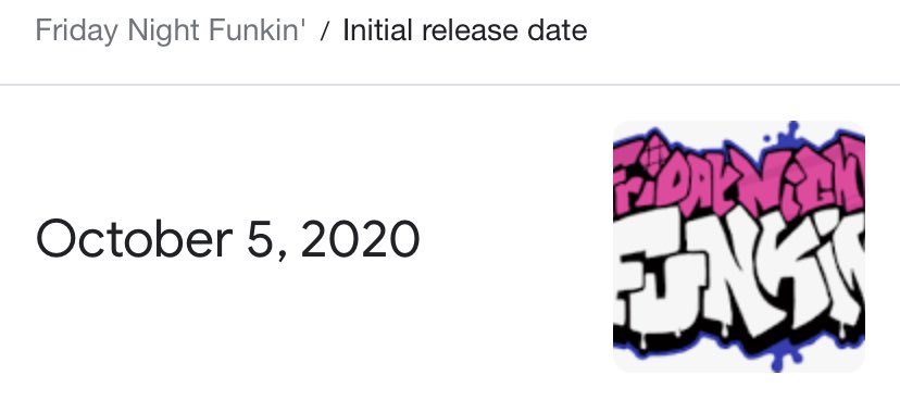 AmorAltra's tweet photo. It’s already been a year? Holy shit 

Happy Anniversary FNF!!! #fridaynightfunkin https://t.co/ZWK3vD7Lr4