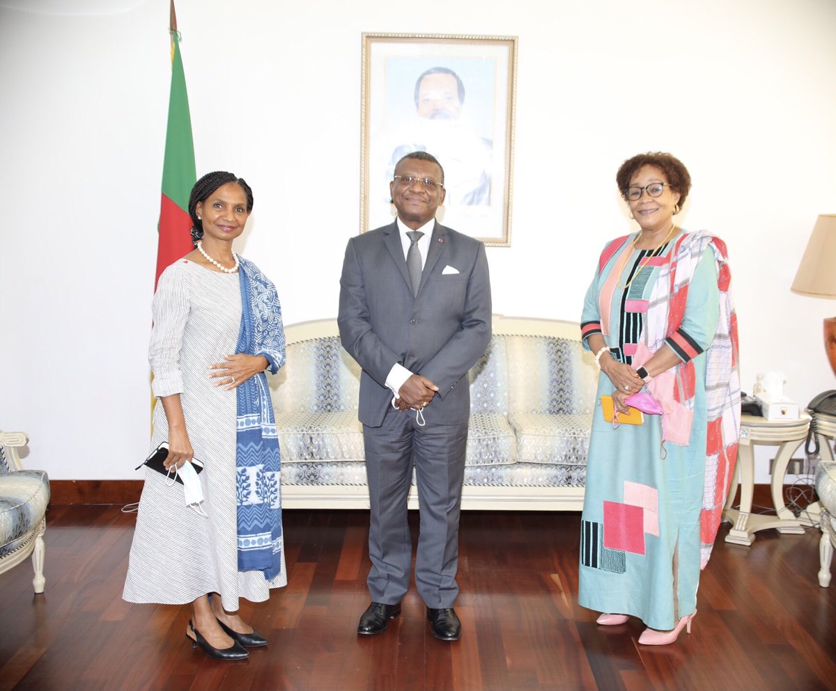 UNFPACameroon's tweet photo. During discussions, the Regional Director committed to ensure that UNFPA continues providing the necessary technical support the country would need to finalize its 4th General Population and Housing Census. https://t.co/xBYmmkIJjr