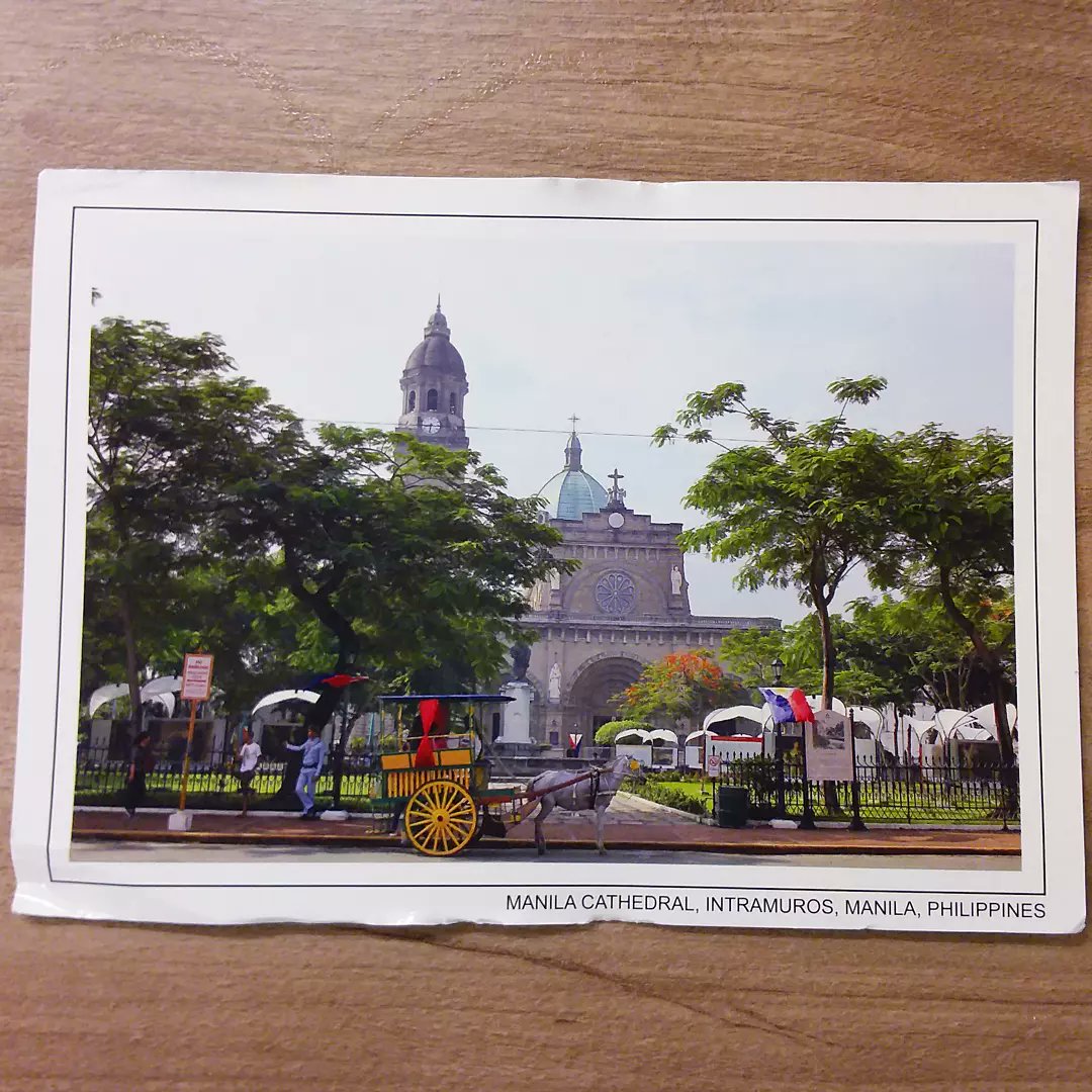 AvenidaRustavel's tweet photo. Manila, PHILIPPINES 🇵🇭 #manila #maynila #manille #манила #thephilippines #philippines #filipinas #philippinen #филиппины #intramuros #southeastasia #sudesteasiático #postcards #postcard #mypostcardcollection #postales #stamps #sellos #philately #postcrossing #tourismphilippines https://t.co/pbehuL8W1B