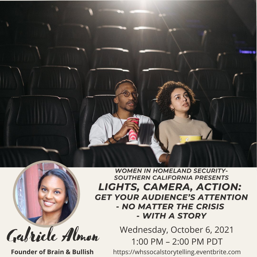 PSI_USC's tweet photo. Join @WHSSoCal this Wednesday, October 6th at 1:00pm PT online for the "Lights, Camera, Action! Get Your Audience’s Attention-No Matter the Crisis" event featuring @USCPrice alumni, @GabrieleAlmon. 

Register today: https://t.co/lRh1SjSXrz 
@USC #FightOn #WHSSoCal https://t.co/1thAT0kMWh
