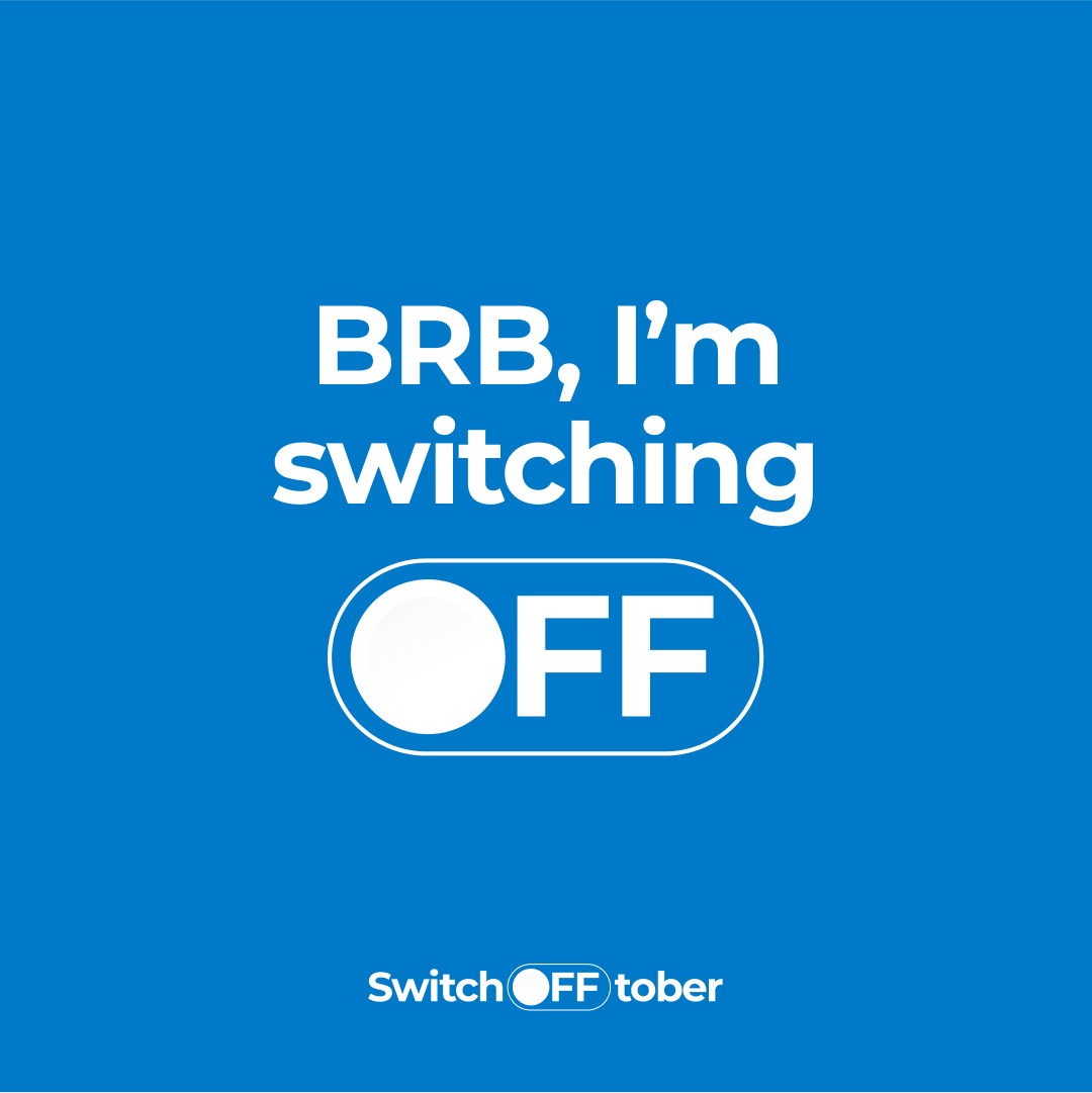 BupaAustralia's tweet photo. Maybe today's outage is @Facebook's way of telling us we need to take a break from social media?
This works well with our #SwitchOffTober campaign where we're encouraging everyone to take a small break, even if it's only 15 minutes!
#BupaAustralia #FacebookDown https://t.co/l59oU1UXta