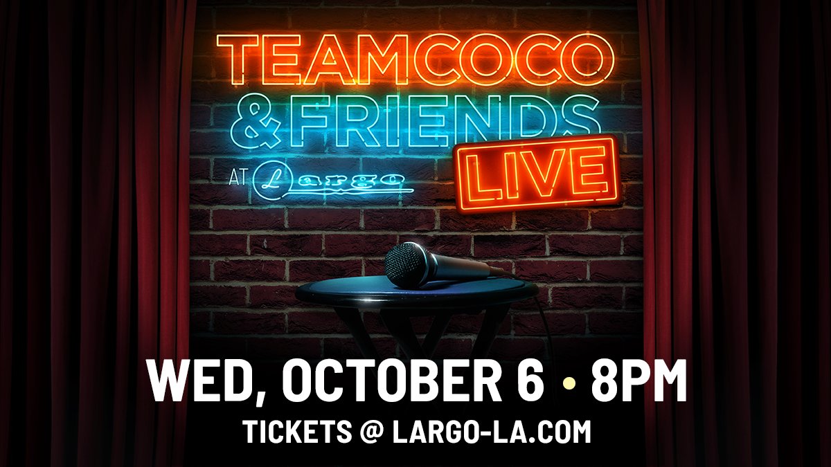 Team Coco LIVE tweet media