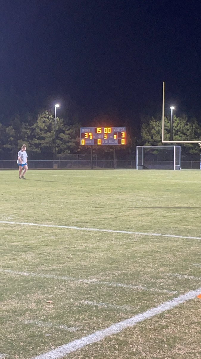 Tight game vs Cosby tied 3-3 at the half, let’s go Trojans!