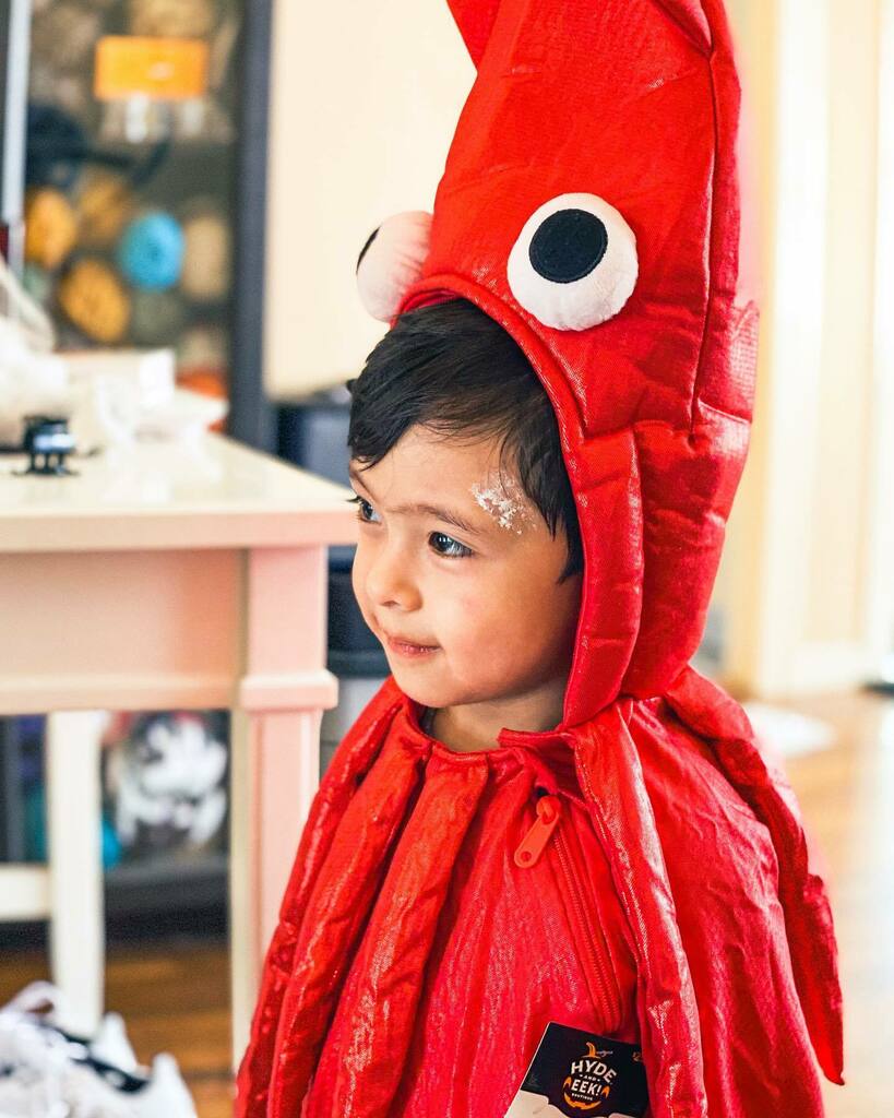 MrKao's tweet photo. My little Oliver decided he will be a Red Squid for Halloween 🎃🦑 #squid #halloween #love #son #family #parenthood #chinarican #instagood #squidgame https://t.co/9kfg6F14l3 https://t.co/BGYs4tA3QJ