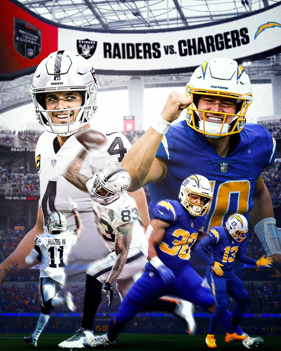 SernaPicks's tweet photo. Este partido va ser un espectáculo aéreo todo el juego, buenas ofensivas pero sus defensas faltan por mejorar, entonces para este juego me gustan dos picks:
Over Puntos 51.5  -110💵
Chargers ML -175 💵
A disfrutar del partido
#FreePick #MondayNight 
#RaidersVSChargers https://t.co/RKNB4vcADe